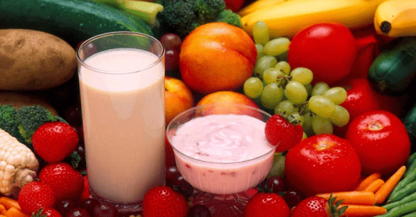 yogurt vegetables and fruits for potency