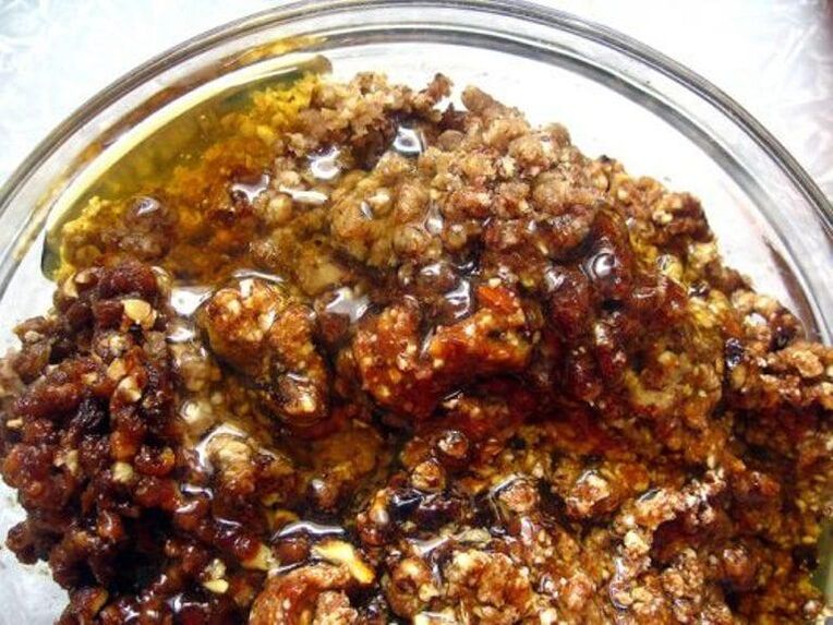 walnut with honey for potency